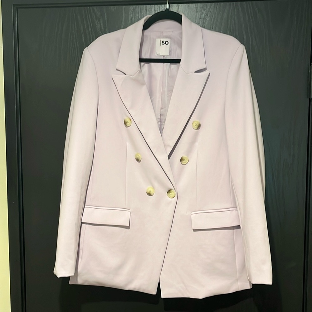 SO Double-breasted Blazer - lilac - size L